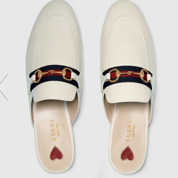 Gucci Shoes - GUCCI WOMEN'S PRINCETOWN LEATHER SLIPPER SIZE 37